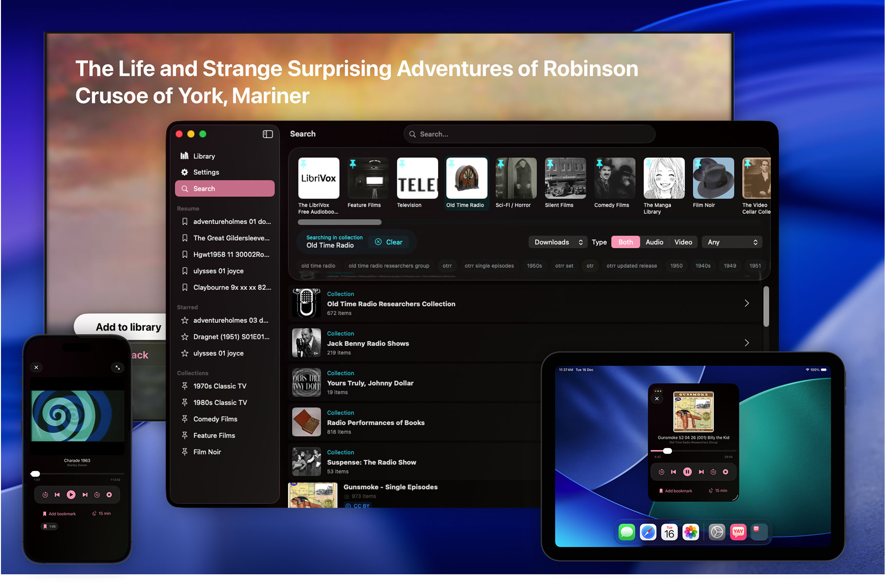 Eye Yay family screenshot dark mode
